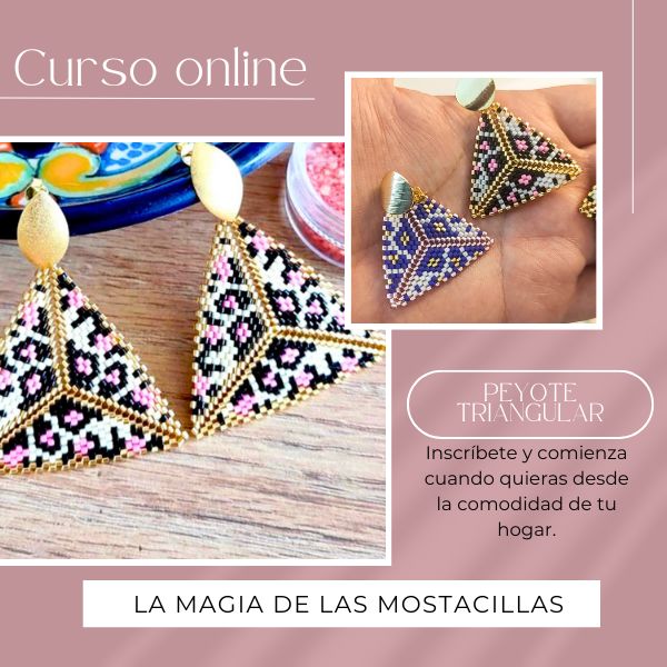 Curso Online Peyote Triangular Bisucrea