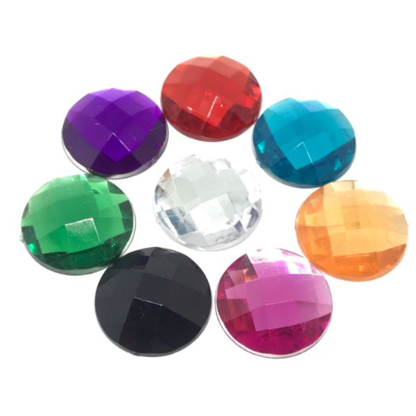 Piedras Strass Redondas 22mm Bisucrea